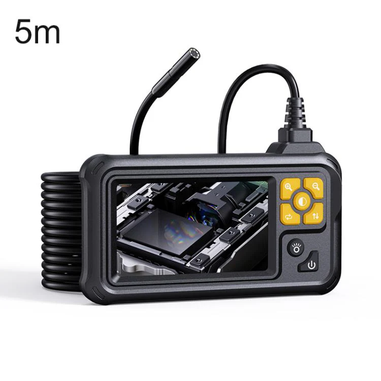 P100A 4.3 inch IPS HD Screen 8mm Industry Digital Endoscope, Type:5m Hard Cable Single-lens