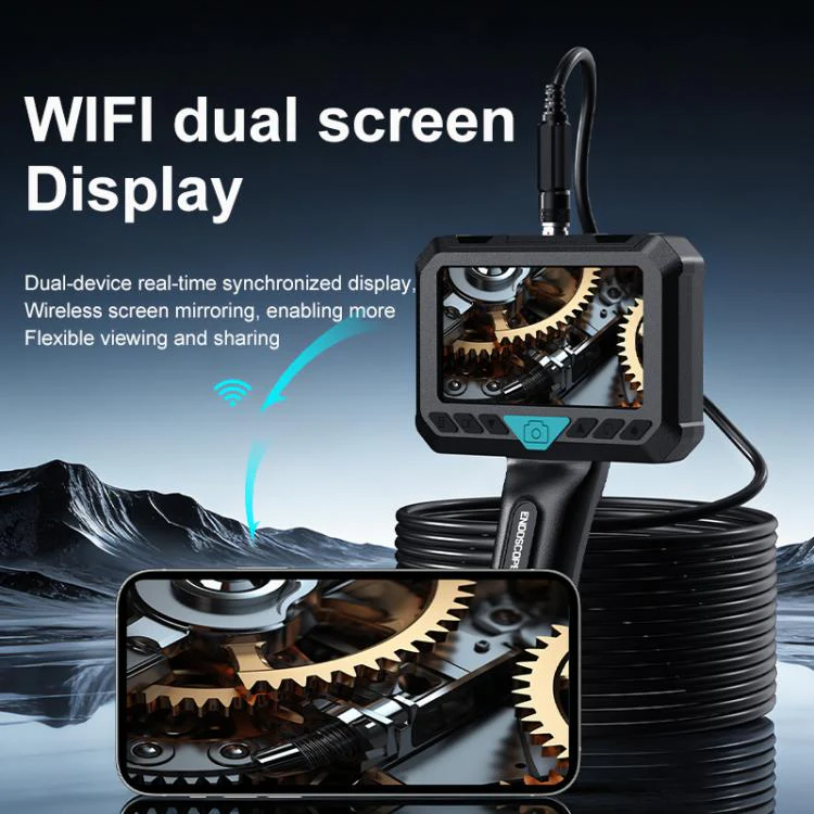 P280 5 inch HD Screen 8mm Industry Digital Endoscope, Type:10m Hard Cable Dual-lens - Image 4