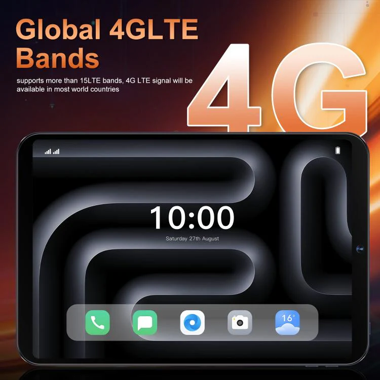 Pab 17 Pro 10.1 inch 4G LTE Tablet PC, 4GB+64GB, Android 10 MTK6755 Octa Core, AU Plug (Orange) - Image 18