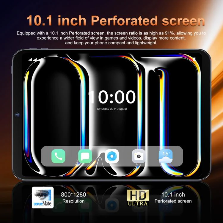 Pab 17 Pro 10.1 inch 4G LTE Tablet PC, 4GB+64GB, Android 10 MTK6755 Octa Core, US Plug (Blue) - Image 6