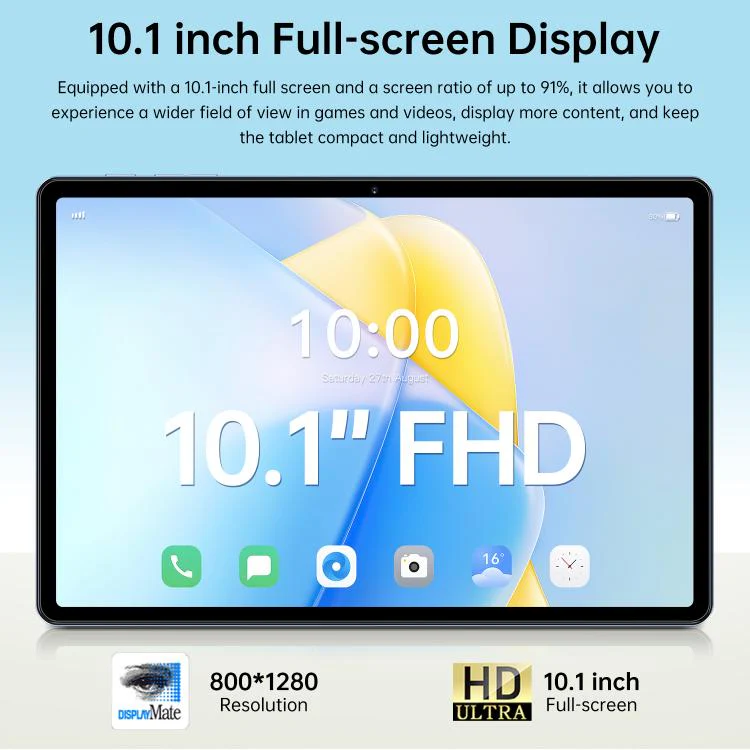 Pad 7 Pro 10.1 inch 4G LTE Tablet PC, 4GB+32GB, Android 10 MTK6755 Octa Core, UK Plug (Green) - Image 5