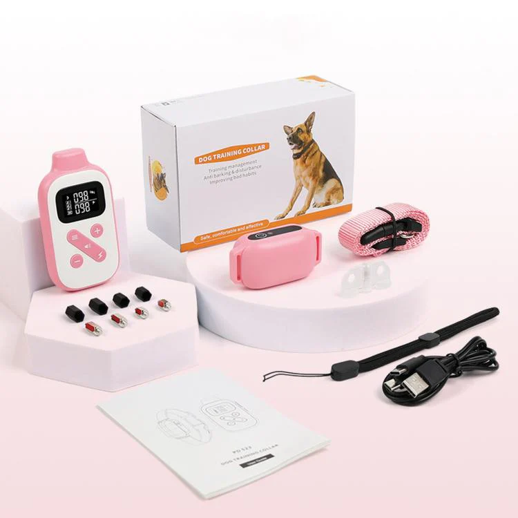 PaiPaitek Dog Training Collar With Remote 1000M Range IPX7 Waterproof Collar, Color: PD 523-3 Pink - Image 10