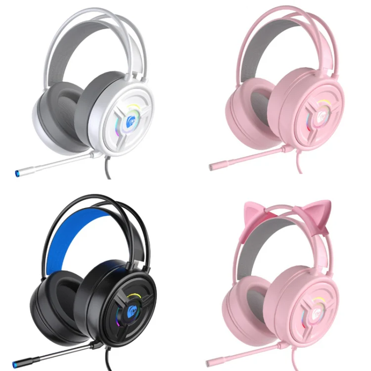 PANTSAN PSH-200 Wired Gaming Headset with Microphone, Colour: 3.5mm Pink - Image 2
