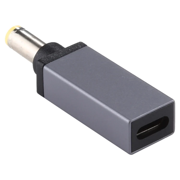 PD 18.5V-20V 5.5x2.5mm Male Adapter Connector(Silver Grey) - Image 3