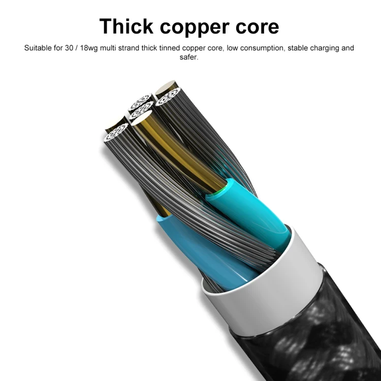 PD 60W USB-C / Type-C to USB-C / Type-C Fast Charging Nylon Braided Data Cable, Cable Length:1m(Red) - Image 3