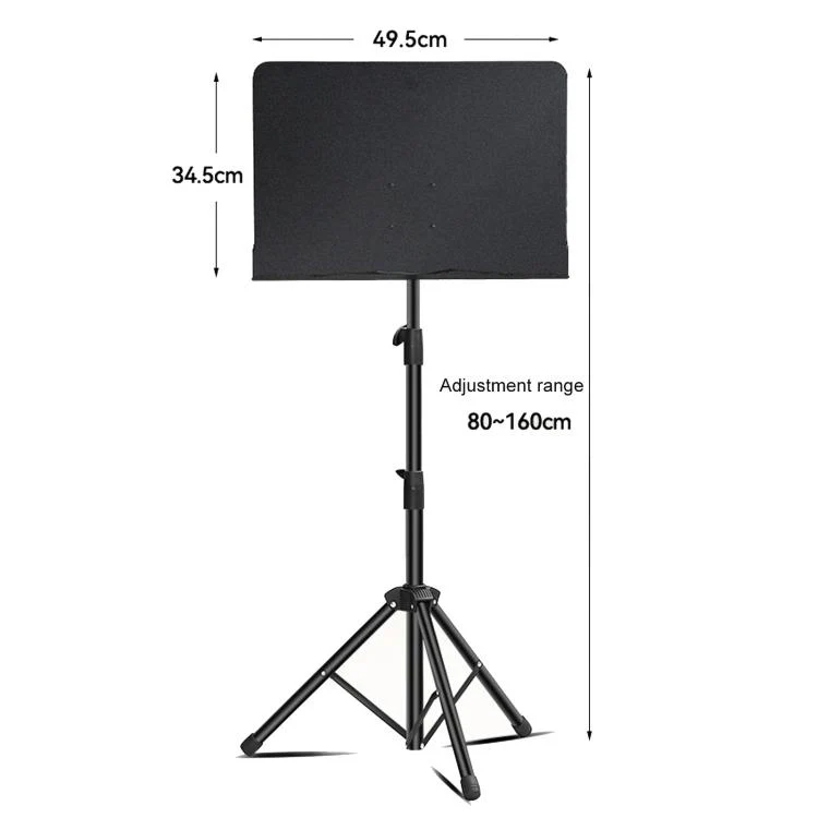 PERSEUS Portable Folding Music Stand Guitar & Violin Music Stand, Spec: 1.6m Solid Frosted Finish