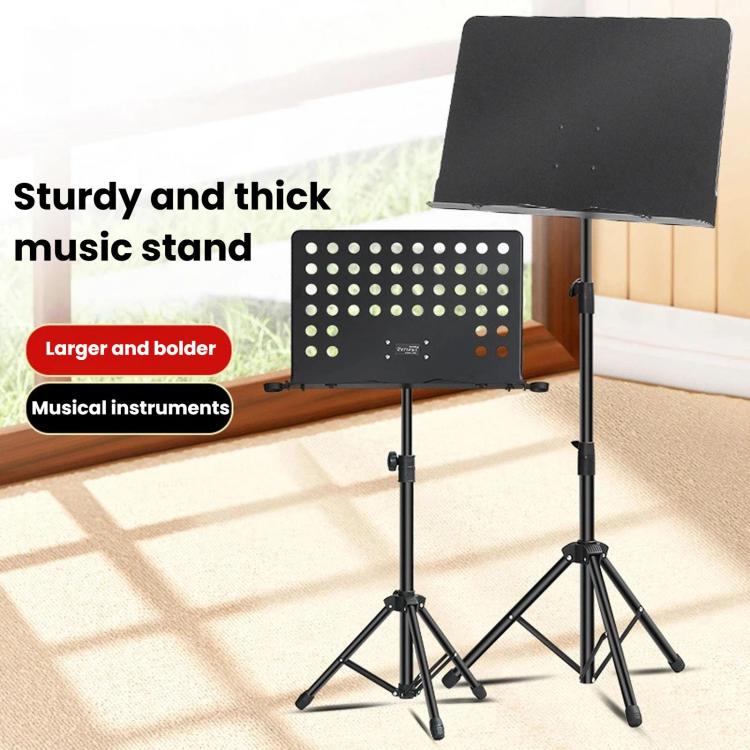 PERSEUS Portable Folding Music Stand Guitar & Violin Music Stand, Spec: 1.75m Bolded Black - Image 3