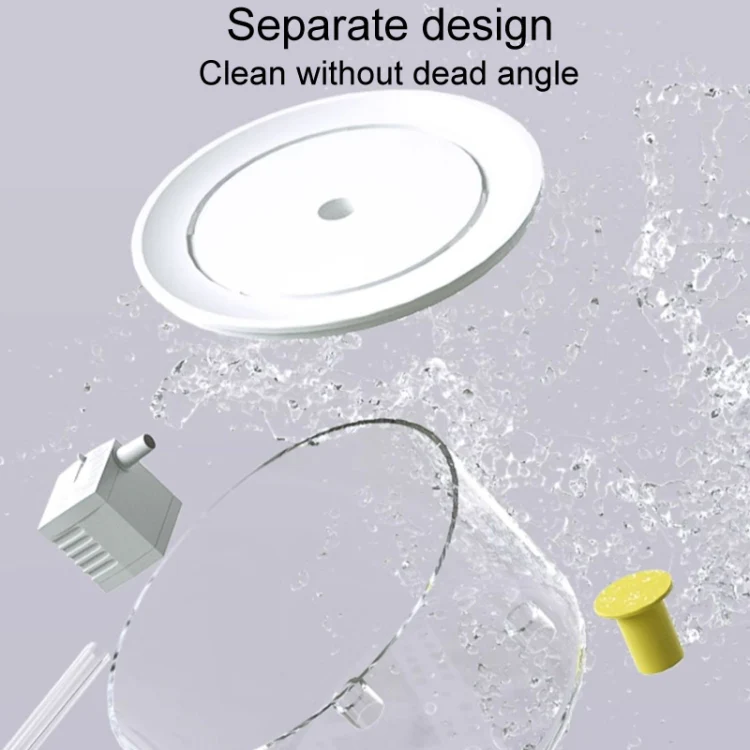 Pet Flower Automatic Filter Circulation Plug-In Water Dispenser(White) - Image 4