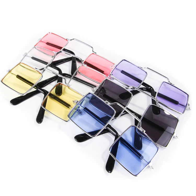 Pet Jewelry Cat Photo Funny Props Personality Glasses(Transparent Pink) - Image 3