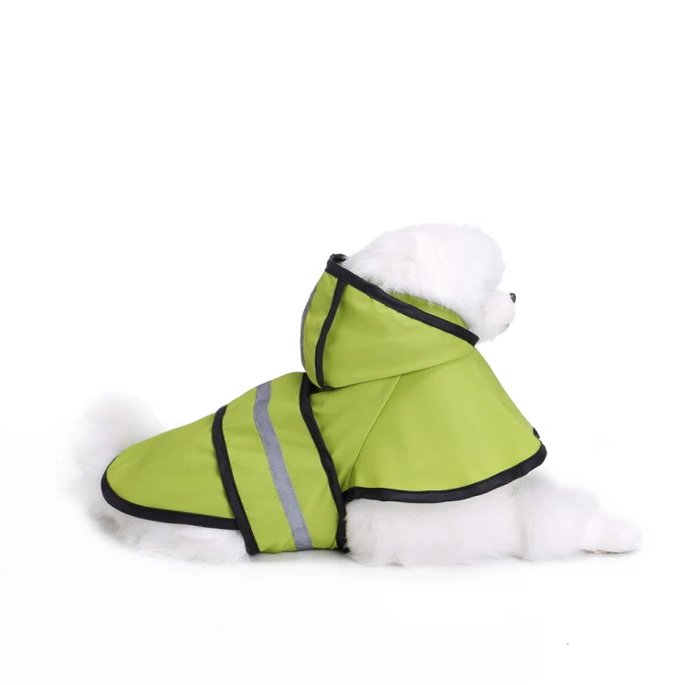 Pet Reflective Raincoat Large Dog Poncho, Size: XL(Fluorescent Green) - Image 6