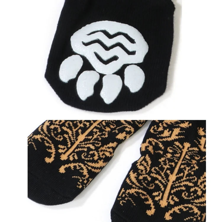 Pet Socks Cotton Anti-Scratch Breathable Foot Cover, Size: 3XL(Brown) - Image 3