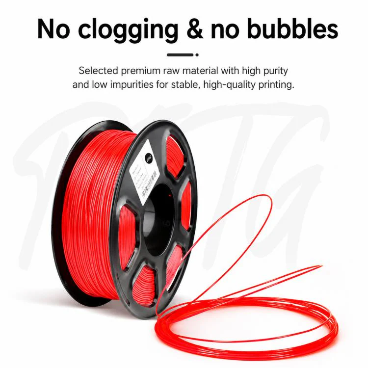 PETG 3D Printer Filament 1.75mm 1kg Spool High Toughness Wear Resistant 3D Printing Material(Clear Blue) - Image 4