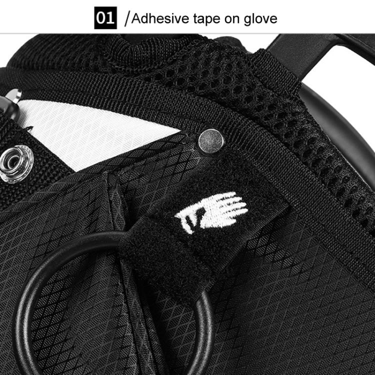 PGM QB147 Lightweight Protable Double Shoulder Golf Clubs Bag Unisex Holder Pack With 14 Slots For Poles(Black White) - Image 9