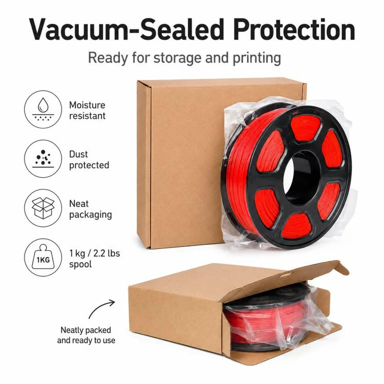 PLA 3D Printer Filament 1.75mm 1kg Spool Tangle-Free Eco-Friendly 3D Printing Material, Color: Skin Color - Image 7