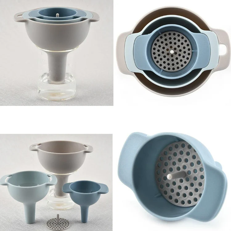 Plastic Jam Funnel Household Multi-function Oil Leak Separating Funnel - Image 4