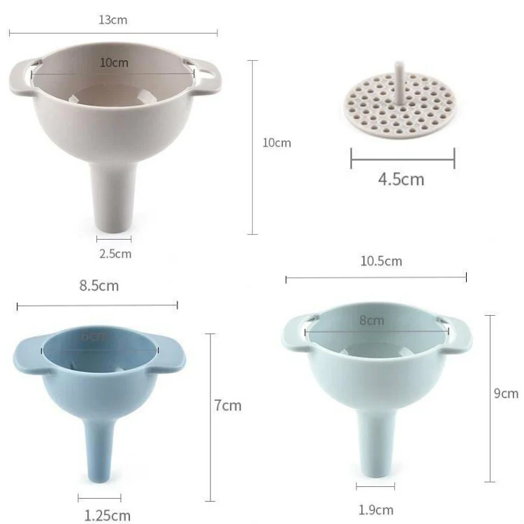 Plastic Jam Funnel Household Multi-function Oil Leak Separating Funnel - Image 5