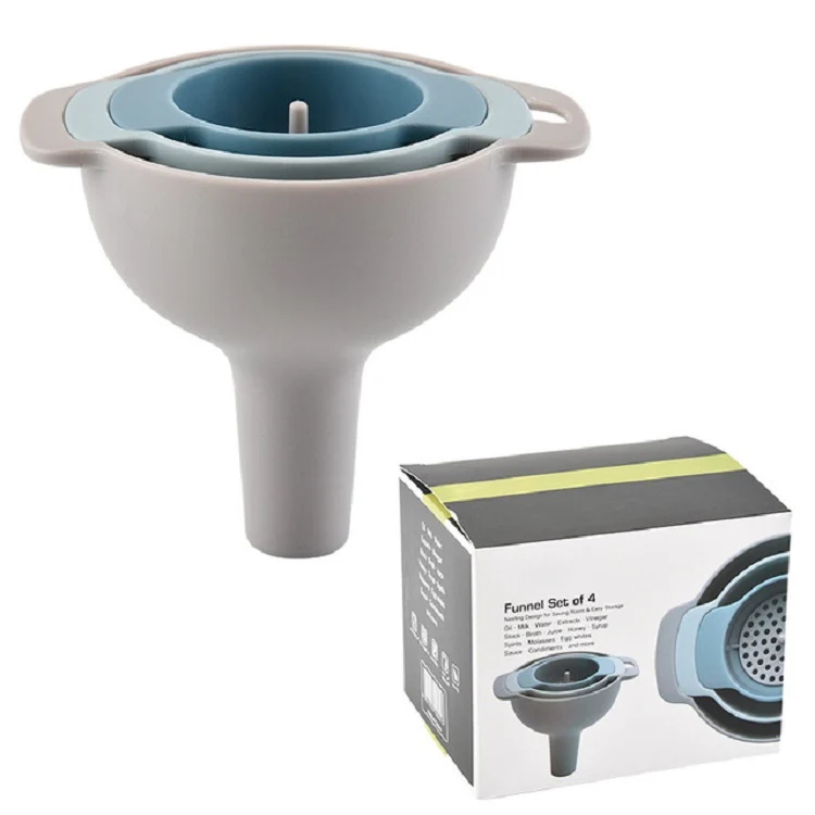 Plastic Jam Funnel Household Multi-function Oil Leak Separating Funnel - Image 6