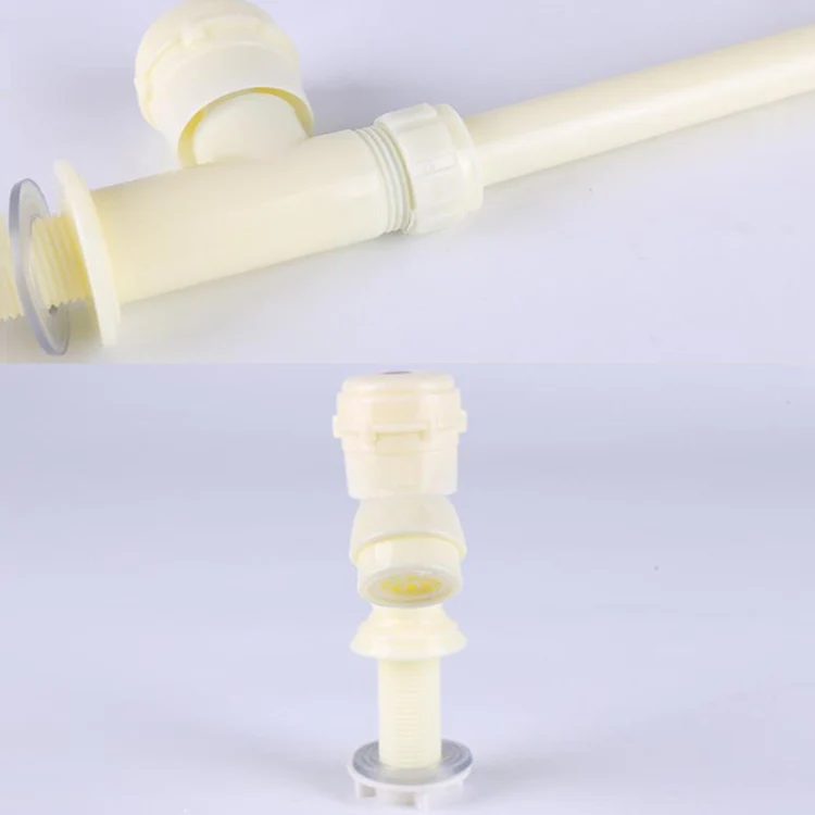 Plastic Kitchen Single Cold Sink Faucet Vertical Faucet, Specification: High Pole - Image 4