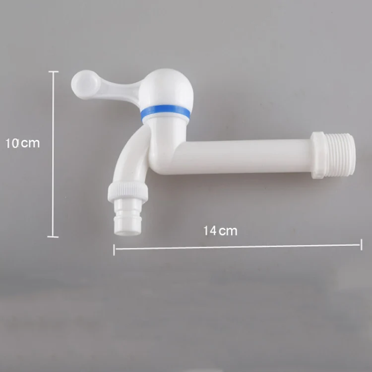 Plastic Single Cooler Faucet Wall Mounted Washing Machine Faucet(1/ 2 inch) - Image 2
