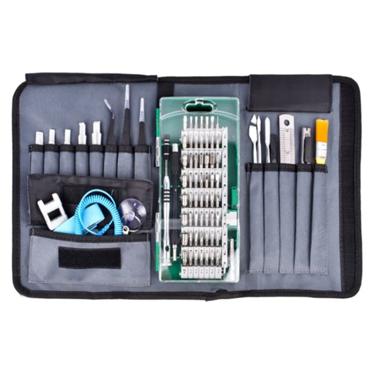 Portable Cloth Bag Mobile Phone Disassembly Maintenance Tool Multi-function Combination Tool Screwdriver Set(Green) - Image 2