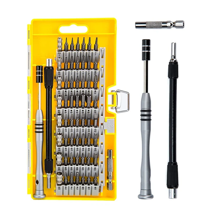 Portable Cloth Bag Mobile Phone Disassembly Maintenance Tool Multi-function Combination Tool Screwdriver Set(Yellow) - Image 3