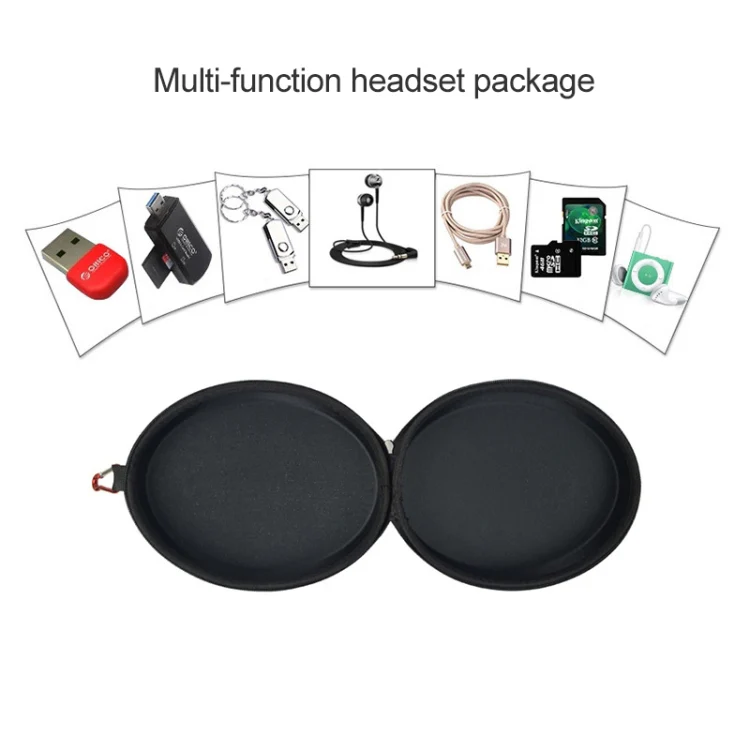 Portable EVA Shockproof Multi-function Storage Bag for Sony Folding Large Headphones, Size: 185 x 135 x 70mm - Image 5