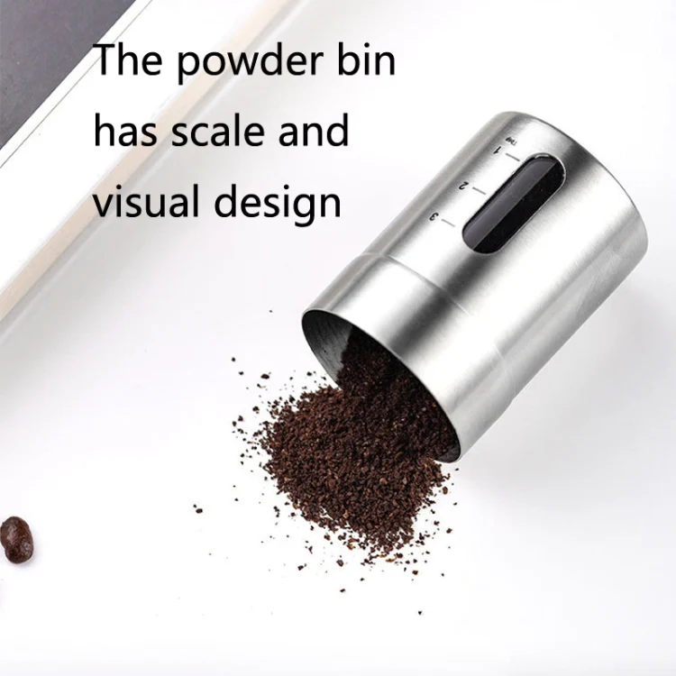 Portable Hand Crank Coffee Machine Stainless Steel Manual Grinder(Medium) - Image 3