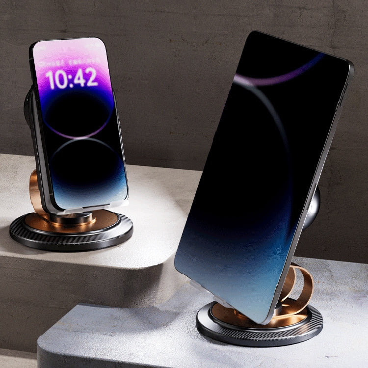 Portable Induction Bluetooth Speaker Rotating Mobile Phone Tablet Stand, Spec: Bass Diaphragm - Image 8