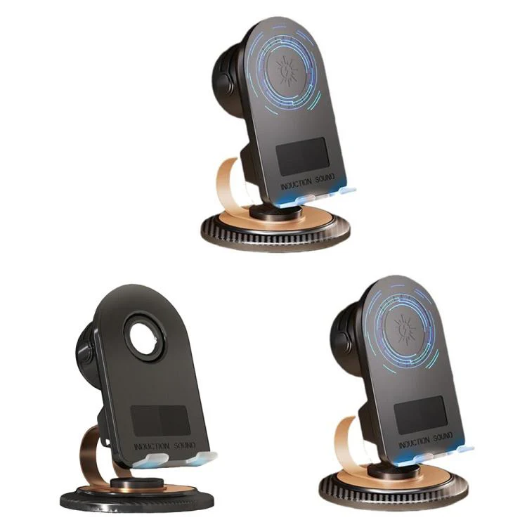 Portable Induction Bluetooth Speaker Rotating Mobile Phone Tablet Stand, Spec: Standard - Image 2