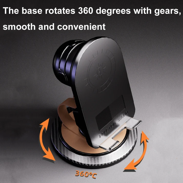 Portable Induction Bluetooth Speaker Rotating Mobile Phone Tablet Stand, Spec: Standard - Image 5