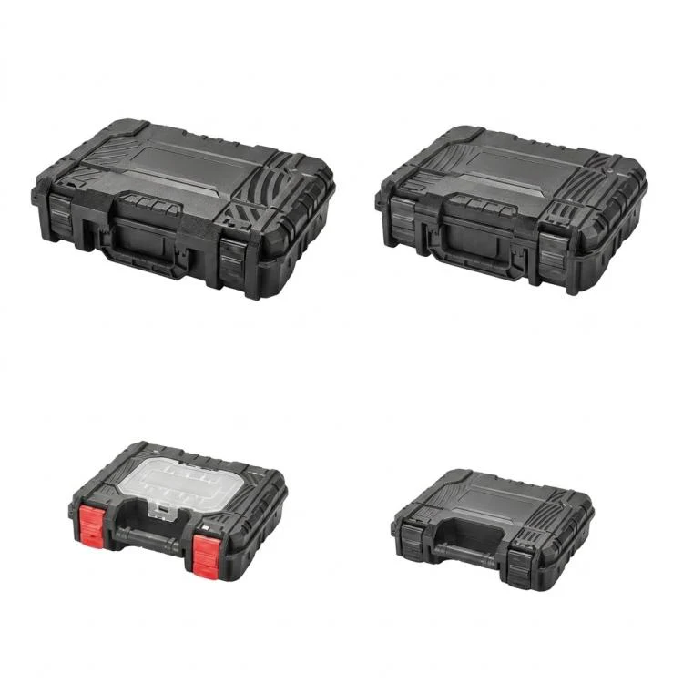 Portable Large-capacity Thickened Plastic Toolbox, Size: With Cover 28.5x25x8cm - Image 2
