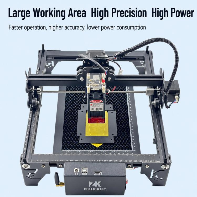 Portable Leaf Laser Engraver Mini Marking Machine For Photo Stainless Steel & Wood AU Plug(10W) - Image 2
