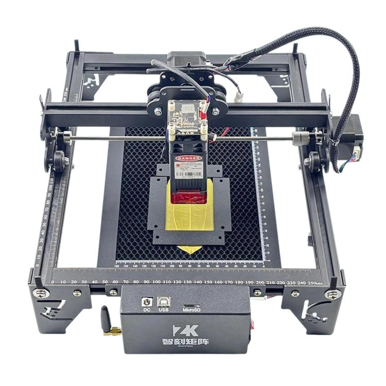 Portable Leaf Laser Engraver Mini Marking Machine For Photo Stainless Steel & Wood UK Plug(10W)