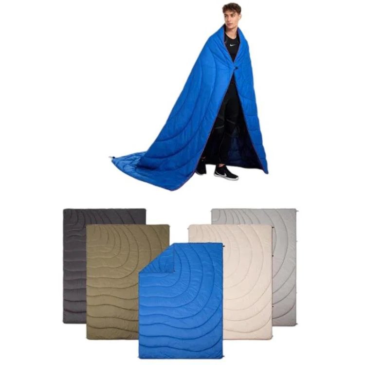 Portable Outdoor Camping Thermal Blanket Waterproof Camping Mat, Style: Beige 1-5 - Image 3