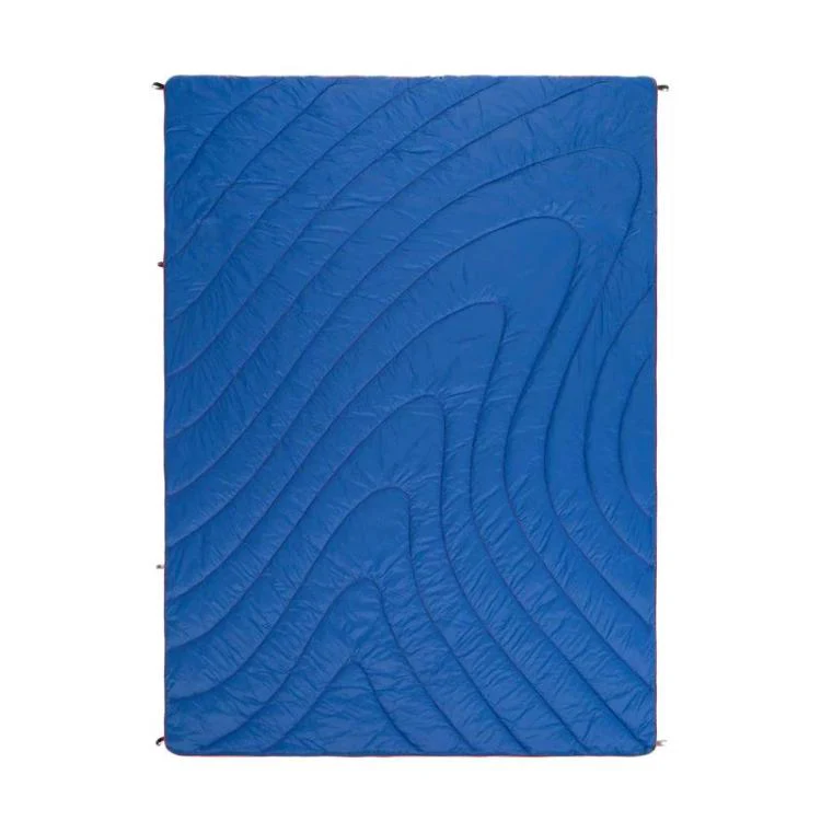 Portable Outdoor Camping Thermal Blanket Waterproof Camping Mat, Style: Blue 1-4