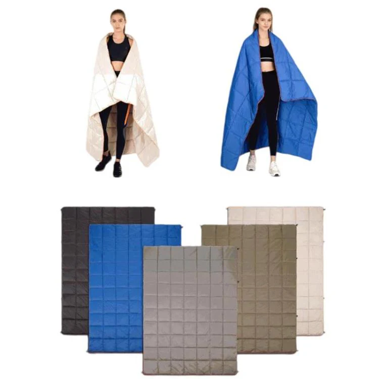 Portable Outdoor Camping Thermal Blanket Waterproof Camping Mat, Style: Grey 3-2 - Image 2