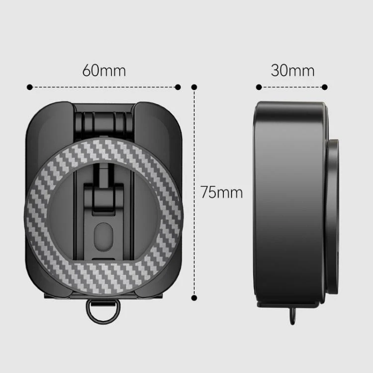 Portable Rotatable Foldable Desktop Magnetic Phone Holder(White) - Image 11