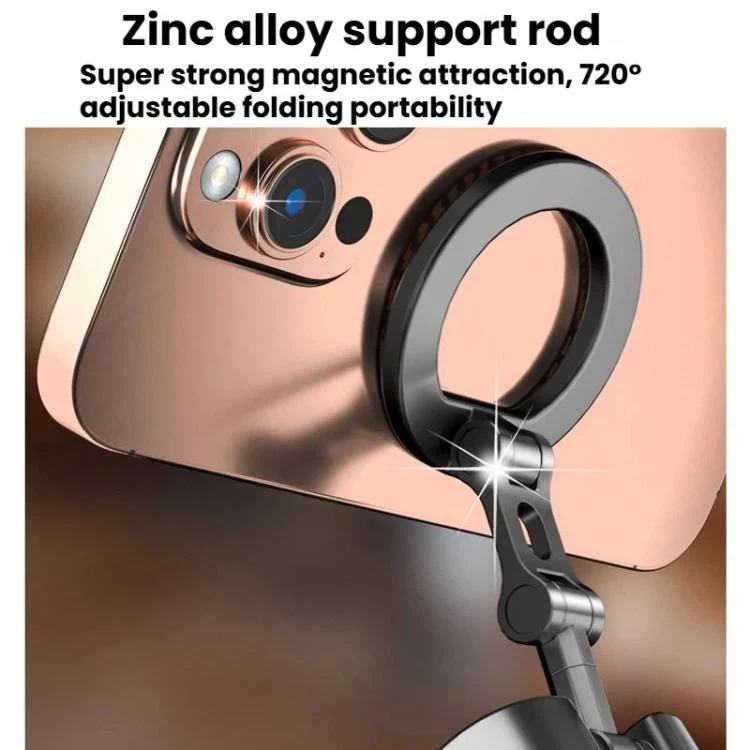 Portable Rotatable Foldable Desktop Magnetic Phone Holder(White) - Image 7