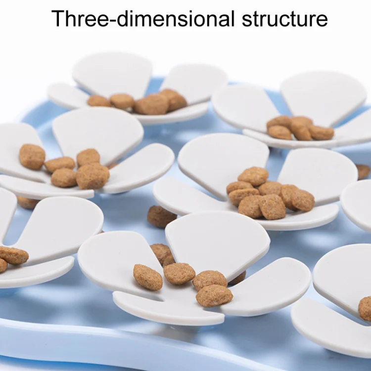 Portable Silicone Cats And Dogs Licking Bowl Multifunctional Anti-Choking Food Mat(Light Blue+Gray) - Image 4