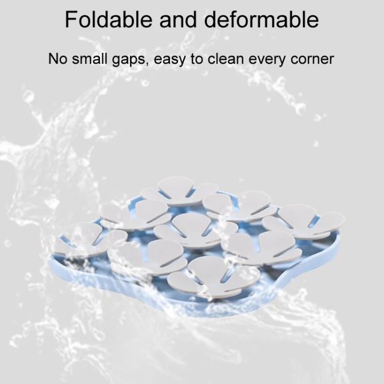 Portable Silicone Cats And Dogs Licking Bowl Multifunctional Anti-Choking Food Mat(Light Blue+Gray) - Image 8