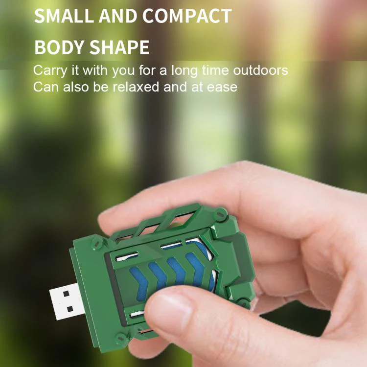 Portable USB Heated Mosquito Repellent For Outdoor Camping(Green) - Image 5