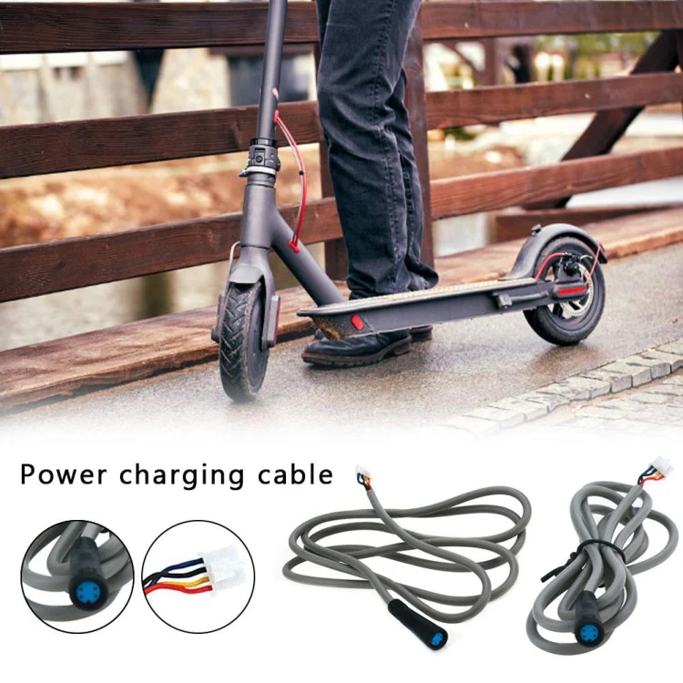Power Adapter Controller Cable Plug Charging Cable for Xiaomi Mijia M365 Electric Scooter, Cable Length: 1.2m(Grey) - Image 6