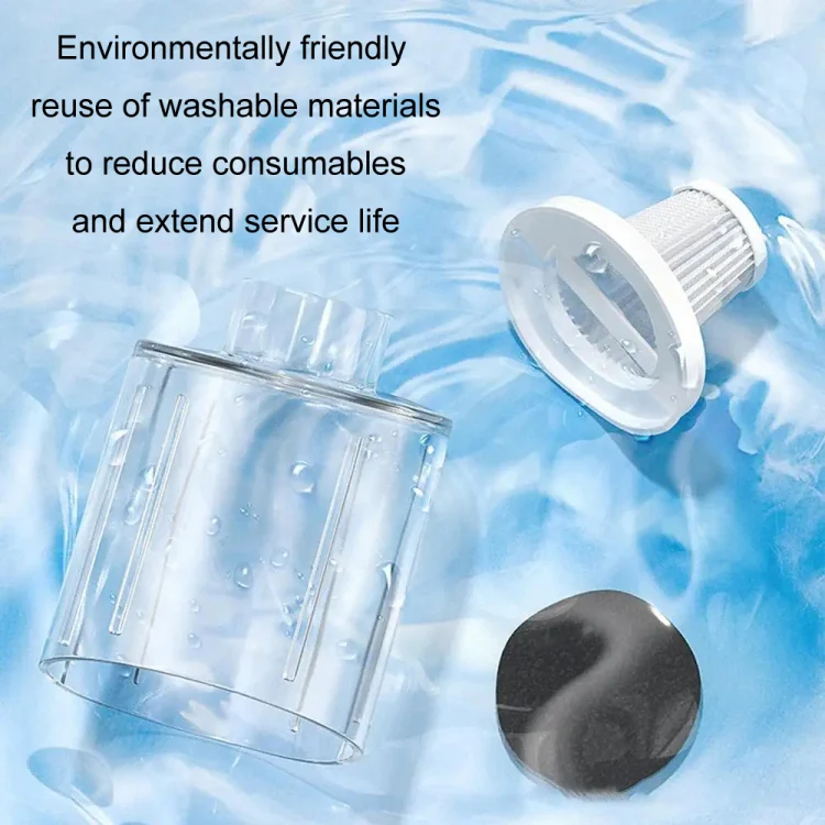 Powerful Portable Wireless Charging Car Vacuum Cleaner, Color: Black - Image 3