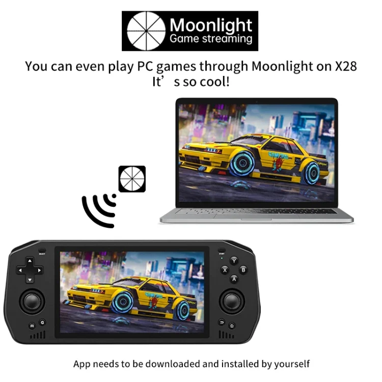 POWKIDDY X28 Android 11 Handheld Retro Game Console 5.5 Inch Touch IPS Screen Game Machine 4+64G - Image 7