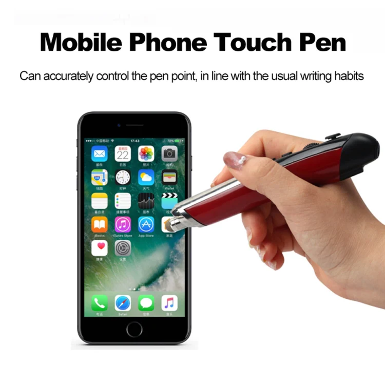 PR-08 Multifunctional Wireless Bluetooth Pen Mouse Capacitive Pen Mouse(White) - Image 6