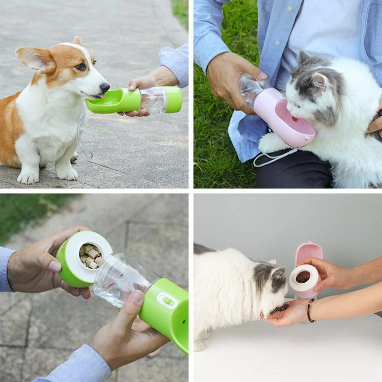 Printed Pet Multi-Function Outdoor Travel Mug(White) - Image 6