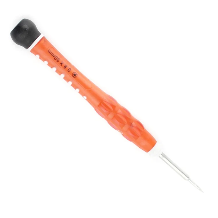Professional Repair Tool Open Tool 0.8 x 30mm Pentacle Tip Socket Screwdriver(Orange) - Image 2