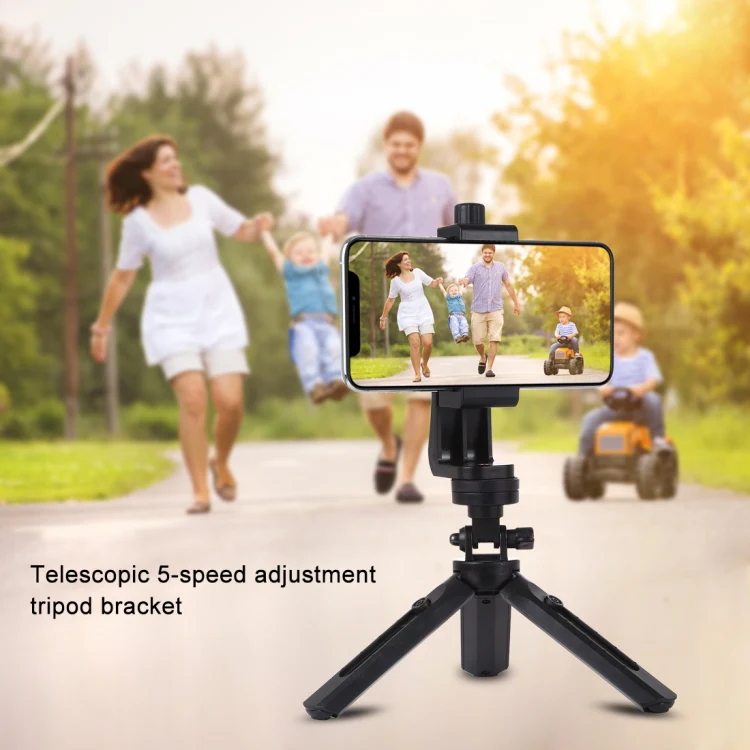 PULUZ Pocket 5-mode Adjustable Desktop Tripod Mount with 1/4 inch Screw for DSLR & Digital Cameras, Adjustable Height: 16.5-21.5cm - Image 10