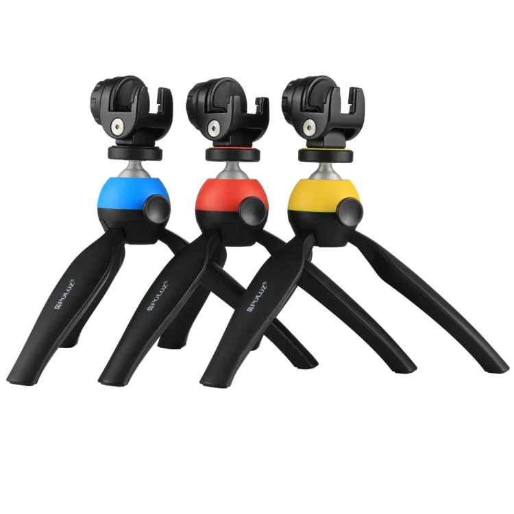PULUZ Pocket Mini Tripod Mount with 360 Degree Ball Head & Phone Clamp for Smartphones(Red) - Image 13