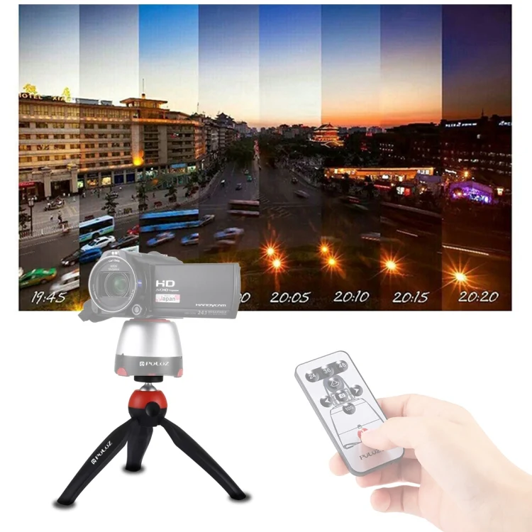 PULUZ Pocket Mini Tripod Mount with 360 Degree Ball Head & Phone Clamp for Smartphones(Red) - Image 8